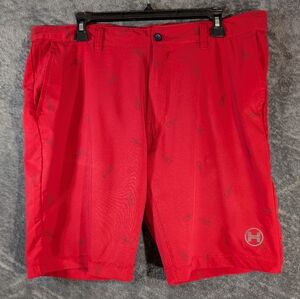Hawke & Co. Mens Pro Series Red Lobster Deck Shorts Size 36